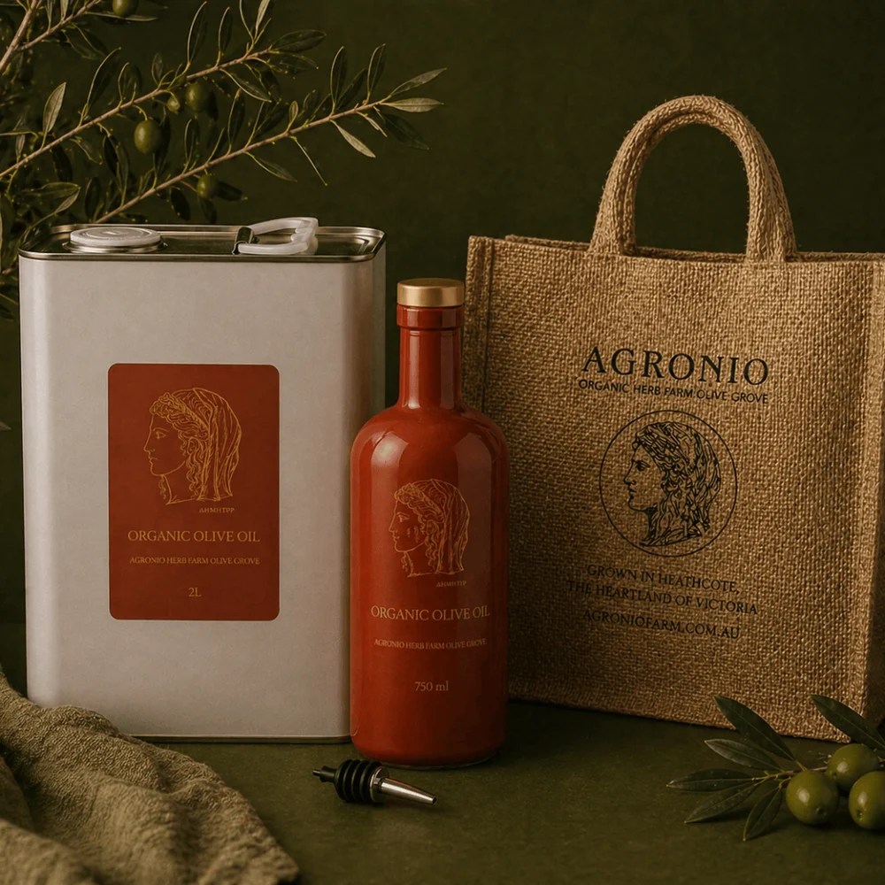 AGRONIO Organic Extra Virgin Olive Oil bottle