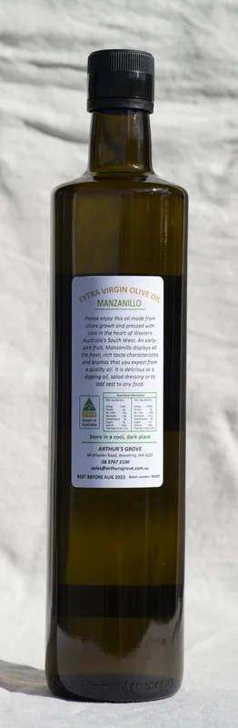 Arthur's Grove Manzanillo Extra Virgin Olive Oil