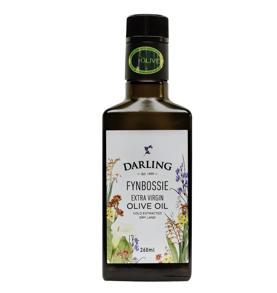 Darling Olives Fynbossie Extra Virgin Olive Oil bottle