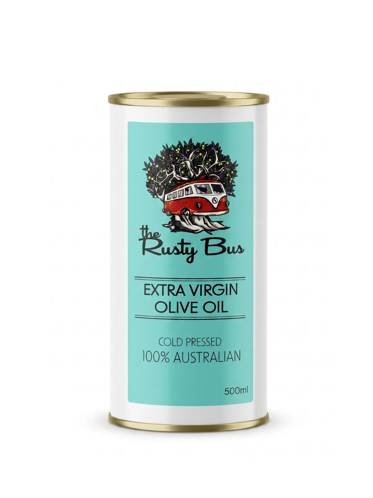 Gilmore Valley Grove's The Rusty Bus, front-facing on a white background