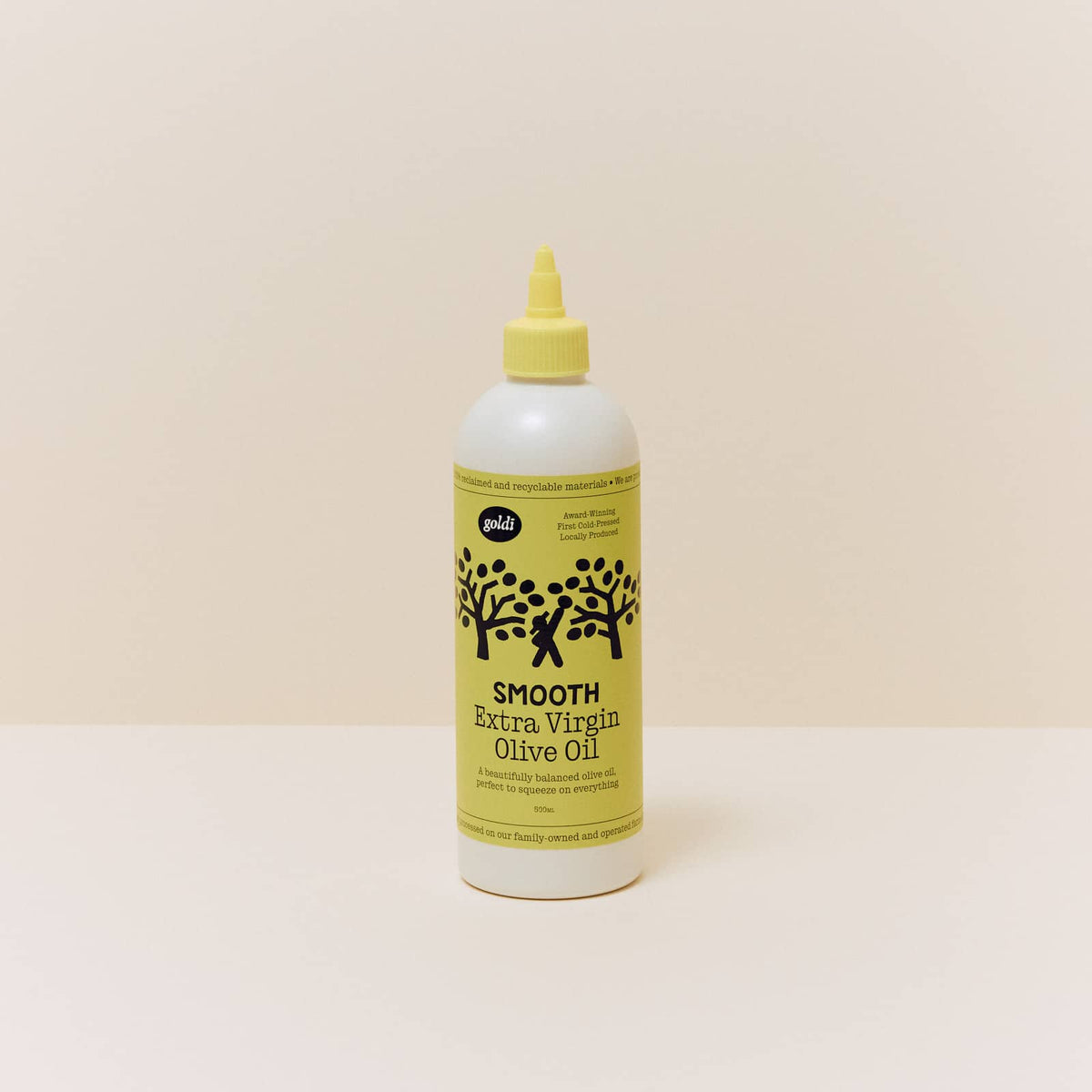 Goldi Smooth extra virgin olive oil bottle