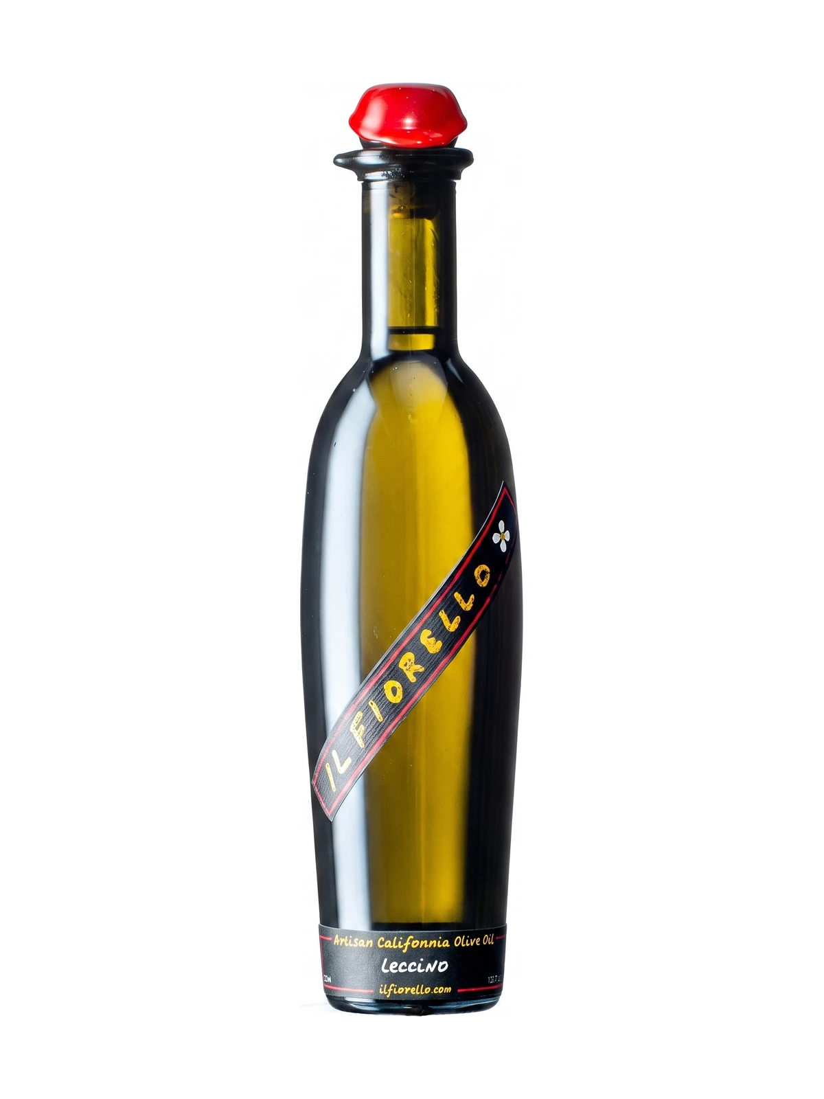 Il Fiorello Organic Leccino Extra Virgin Olive Oil by Il Fiorello Olive Oil Co, front-facing on a white background