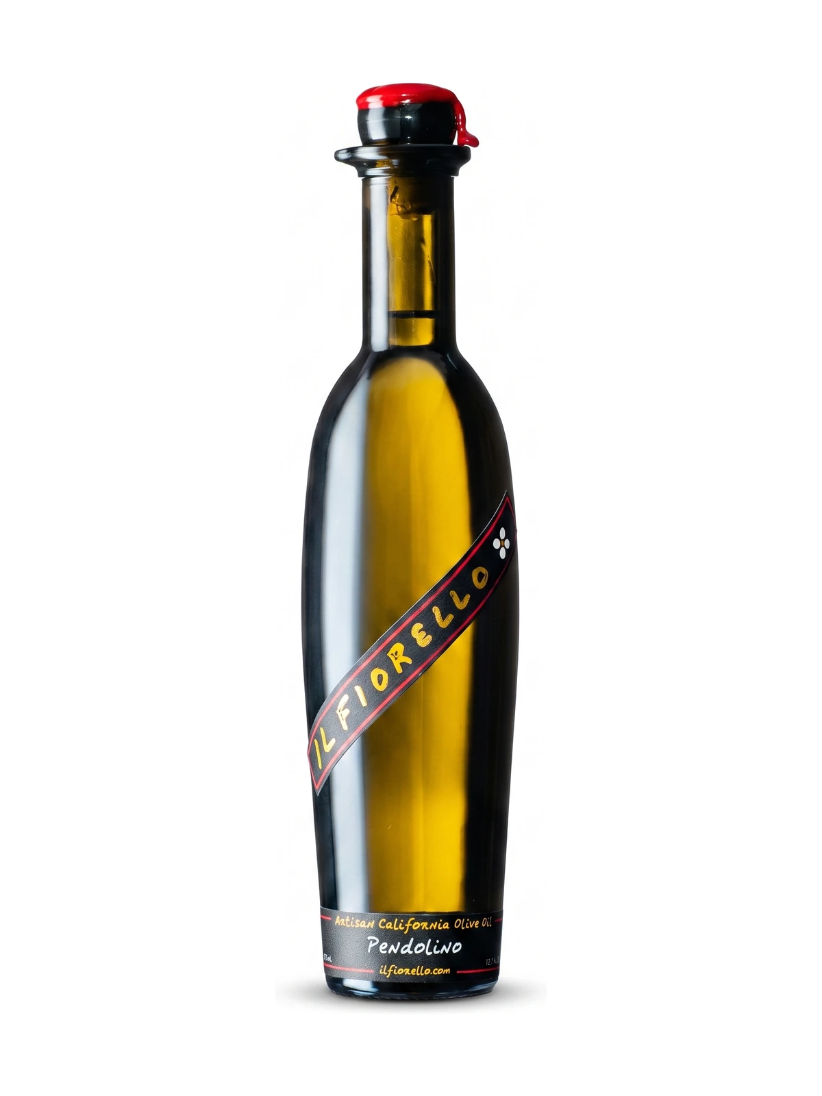 Il Fiorello Organic Pendolino Extra Virgin Olive Oil by Il Fiorello Olive Oil Co, front-facing on a white background