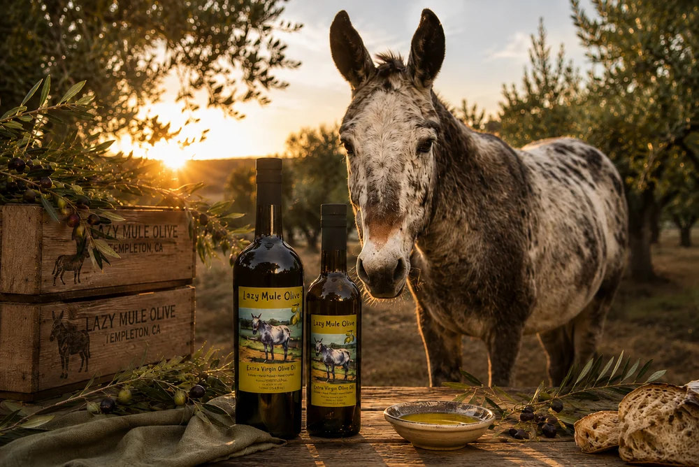 Lazy Mule Olive Arbequina Extra Virgin Olive Oil