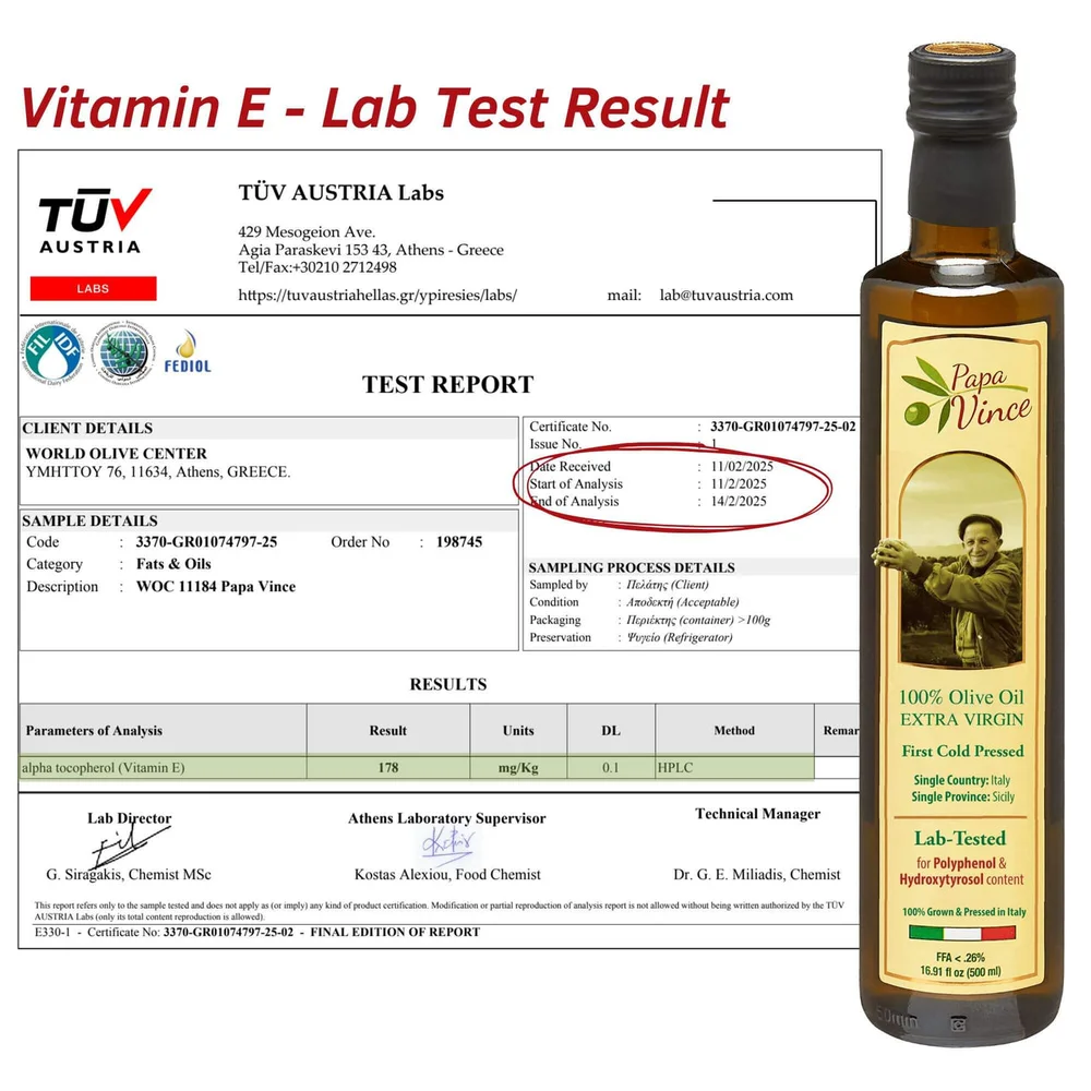 Papa Vince Extra Virgin Olive Oil