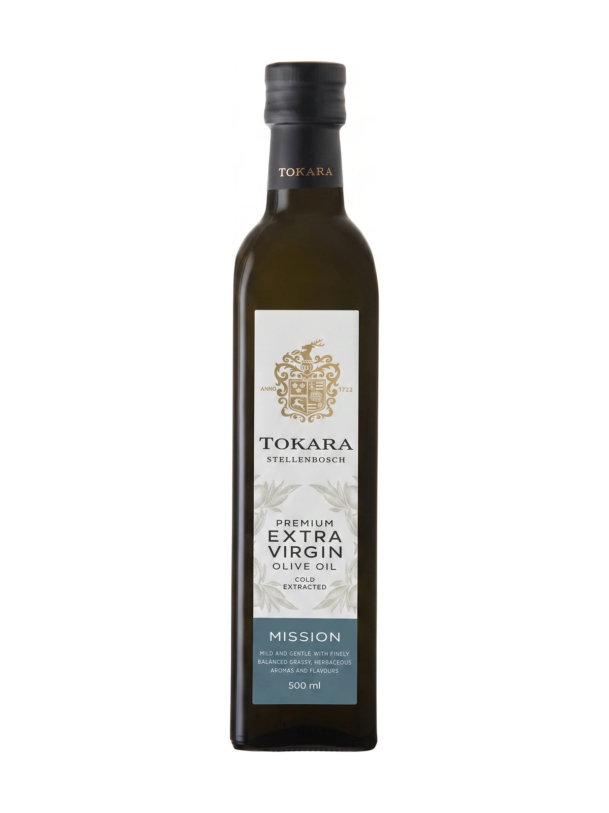Tokara Mission Extra Virgin Olive Oil by Tokara Wine Estate, front-facing on a white background