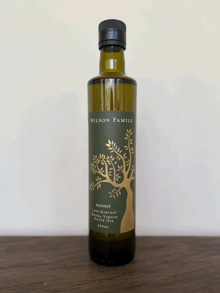 Wilson Family Olives Sunset Late Harvest